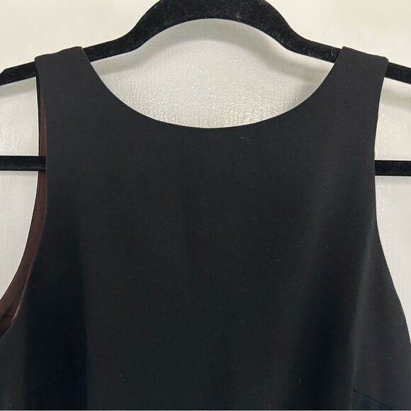 Lauvante’ Italy Women’s Classic Black Sleeveless Zip Up Lined Dress Size 6 - Picture 9 of 12